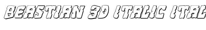 Beastian 3D Italic Italic
