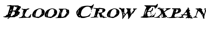 Blood Crow Expanded Italic