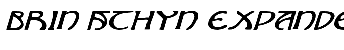Brin Athyn Expanded Italic