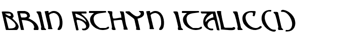 Brin Athyn Italic(1)