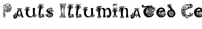 Pauls Illuminated Celtic Font Regular
