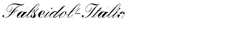 Falseidol-Italic