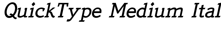 QuickType Medium Italic PDF