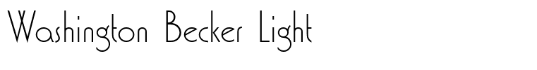 Washington Becker Light