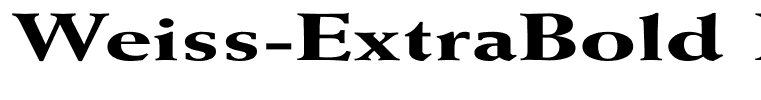 Weiss-ExtraBold Ex