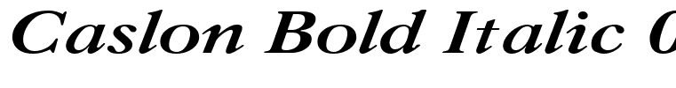 Caslon Bold Italic 001.001
