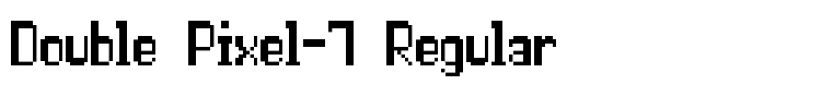 Double Pixel-7 Regular