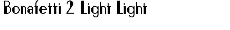 Bonafetti 2 Light Light