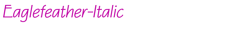 Eaglefeather-Italic