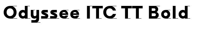 Odyssee ITC TT Bold