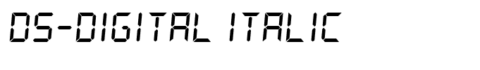 DS-Digital Italic