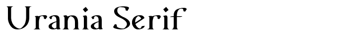 Urania Serif