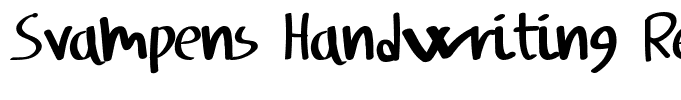 Svampens Handwriting Regular