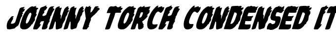 Johnny Torch Condensed Italic Condensed Italic
