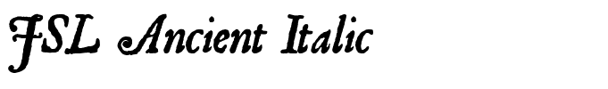 JSL Ancient Italic