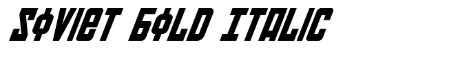 Soviet Bold Italic