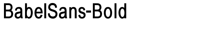 BabelSans-Bold