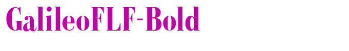 GalileoFLF-Bold