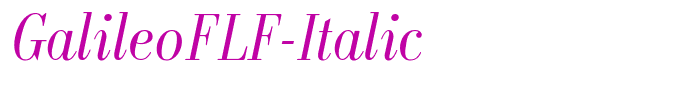 GalileoFLF-Italic