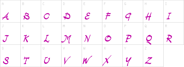 Uppercase characters