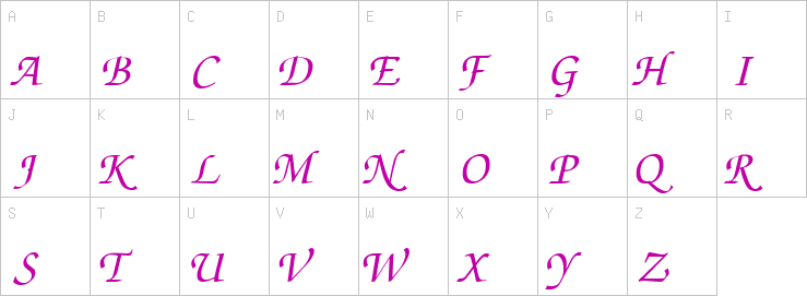 Uppercase characters