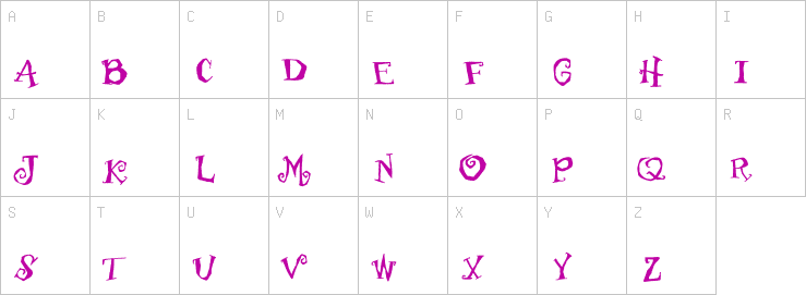 Uppercase characters