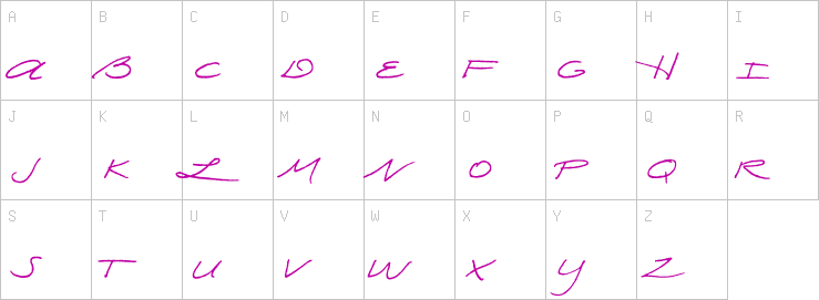 Uppercase characters