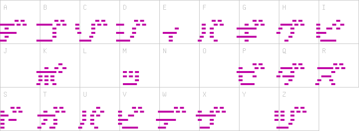 Uppercase characters