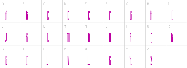 Uppercase characters