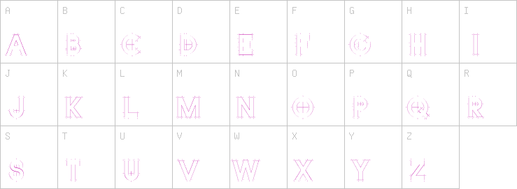 Uppercase characters