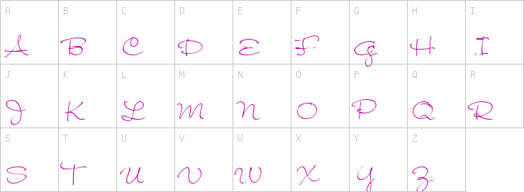 Uppercase characters