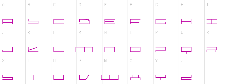 Uppercase characters