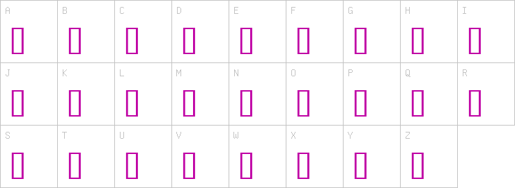 Uppercase characters