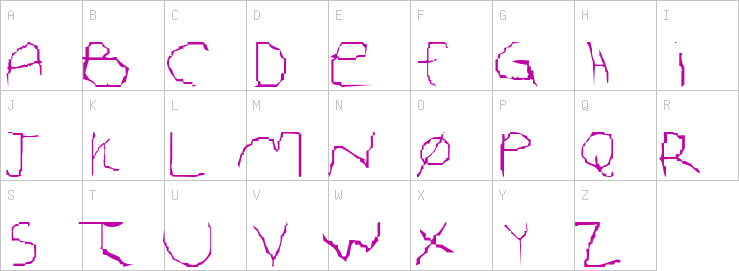 Uppercase characters