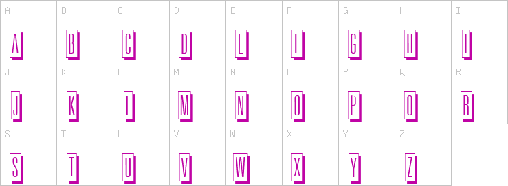 Uppercase characters