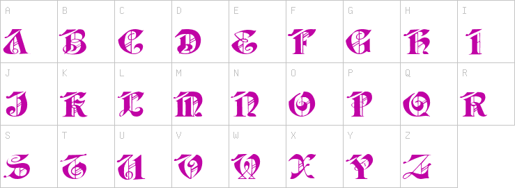 Uppercase characters