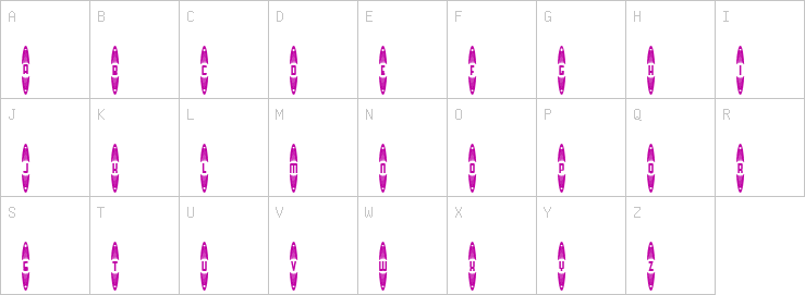 Uppercase characters