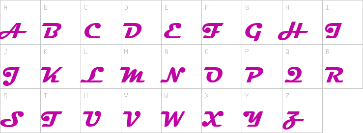 Uppercase characters