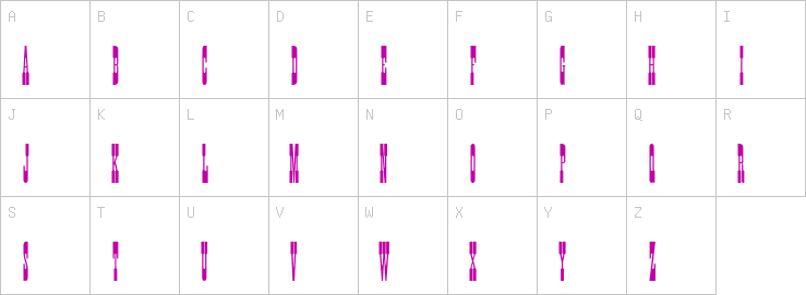 Uppercase characters