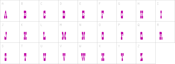 Uppercase characters