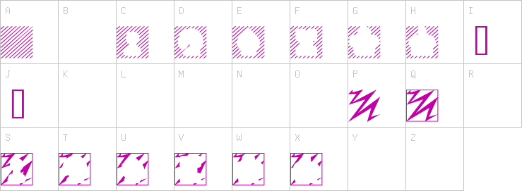 Uppercase characters