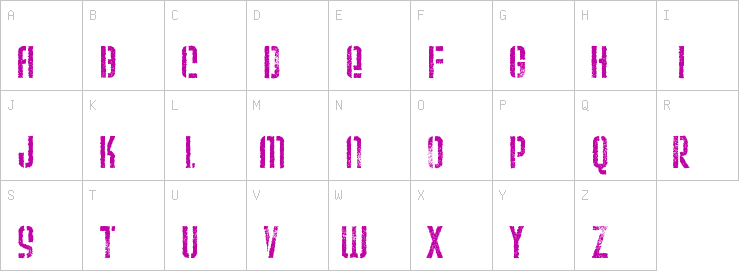 Uppercase characters