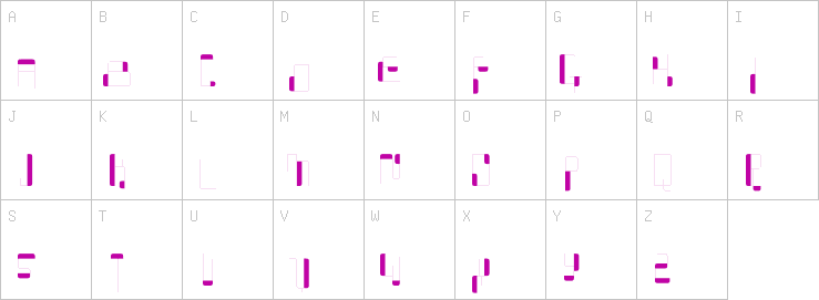 Uppercase characters