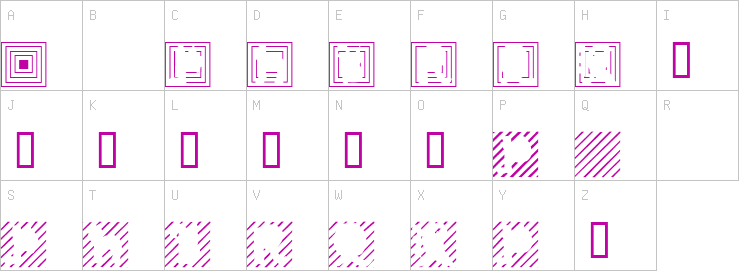 Uppercase characters