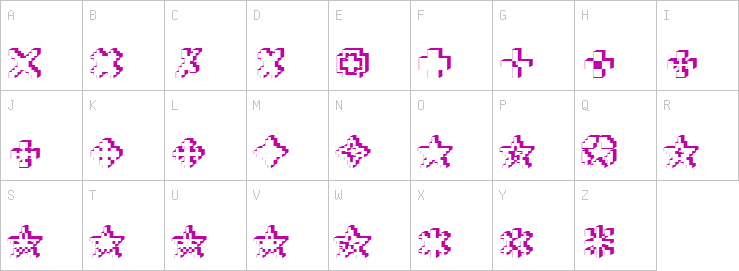 Uppercase characters