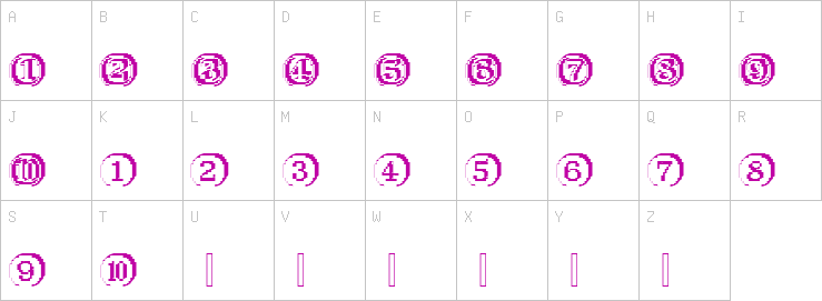 Uppercase characters