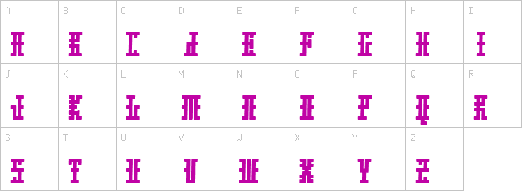 Uppercase characters