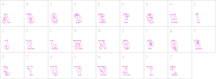 Uppercase characters