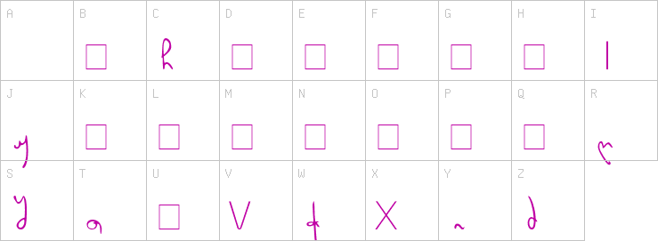 Uppercase characters