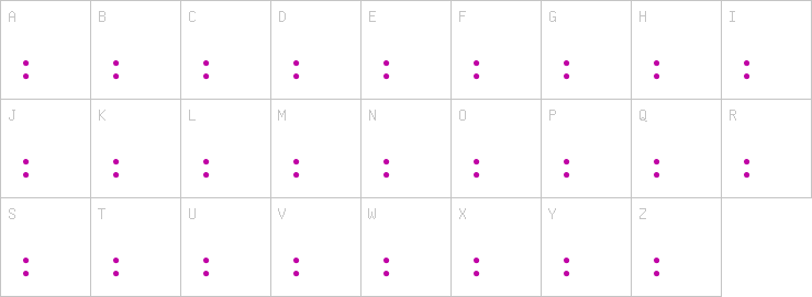 Uppercase characters